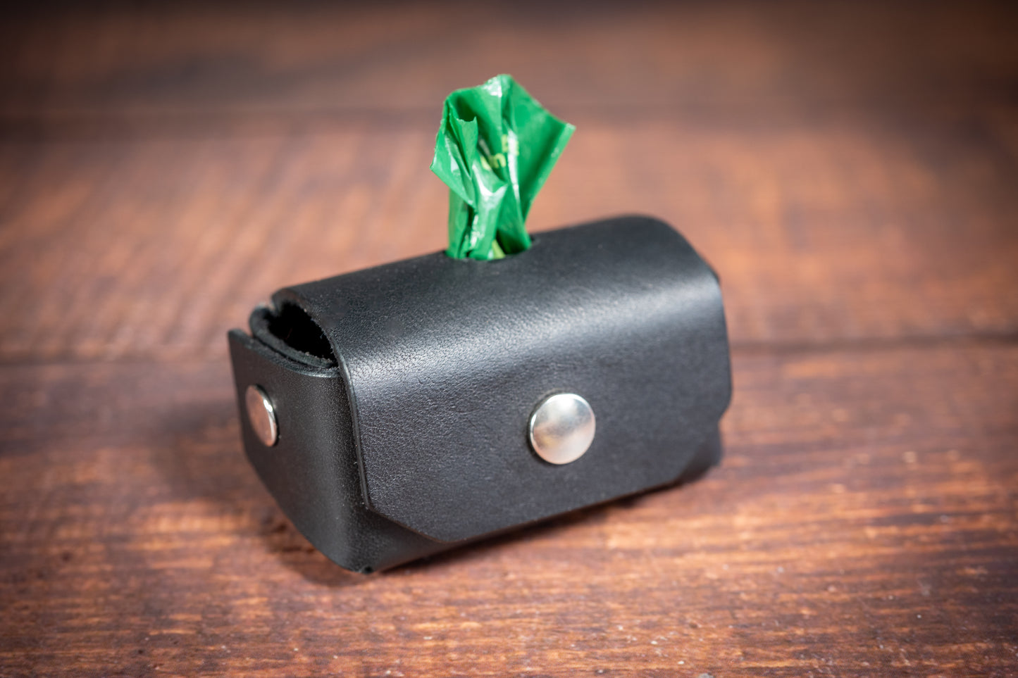 Durable Leather Poop Bag Holder for Responsible Dog Owners