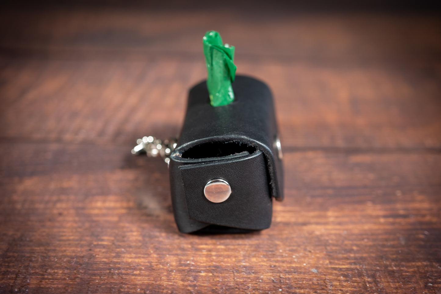 Sophisticated Poop Bag Holder Made from High-Quality Leather