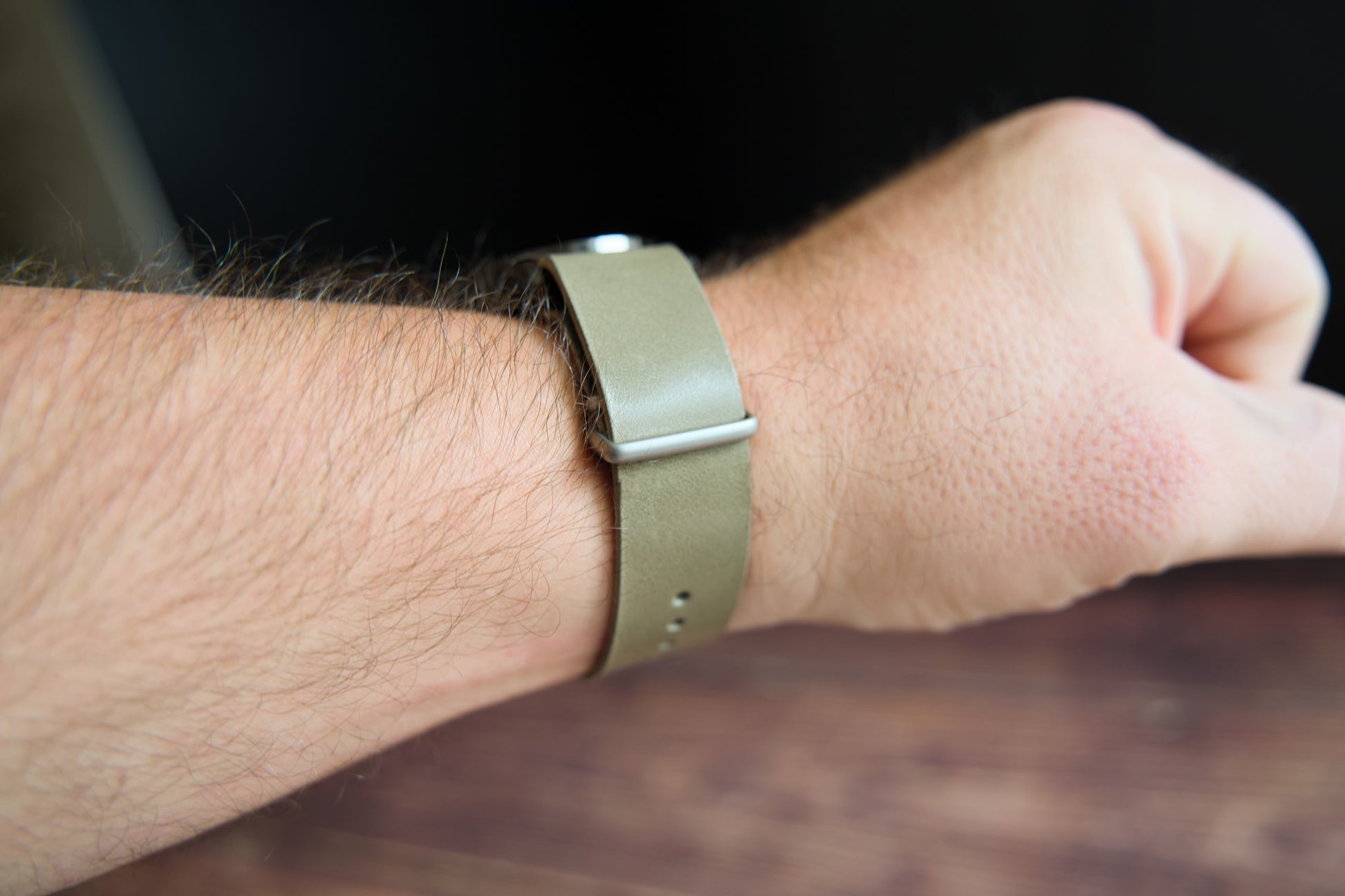 Vegetable Tanned Leather Watch Band | Bracelet de montre en cuir tanné végétal