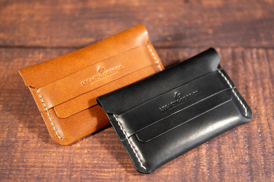 C2 Wallet made from vegetable-tanned leather