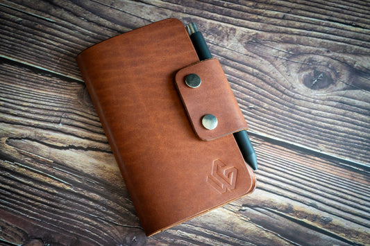 Field Notes Cover with vegetable tanned leather