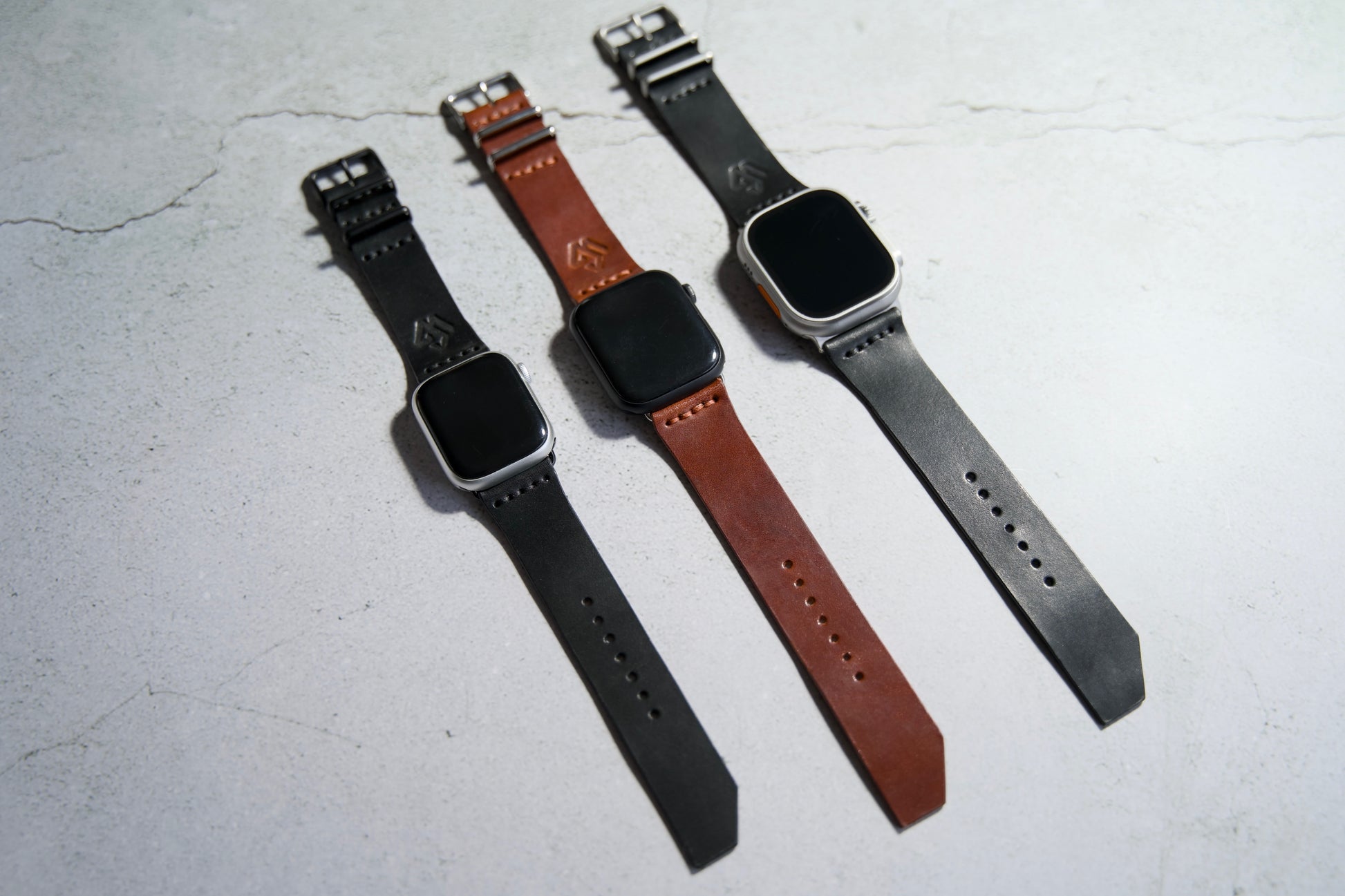 Bracelet en cuir durable pour Apple Watch au design classique